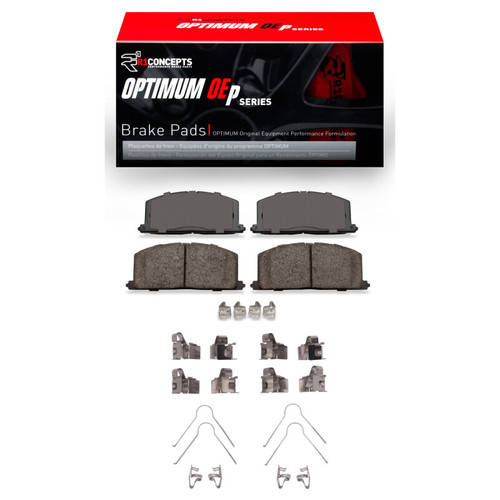 R1 92-99 Toyota Tercel Front Optimum OE Pads & Hardware Kit