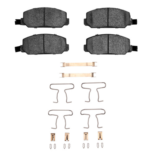 R1 76-82 Honda Accord Hatchback Front Ceramic Pads & Hardware Kit