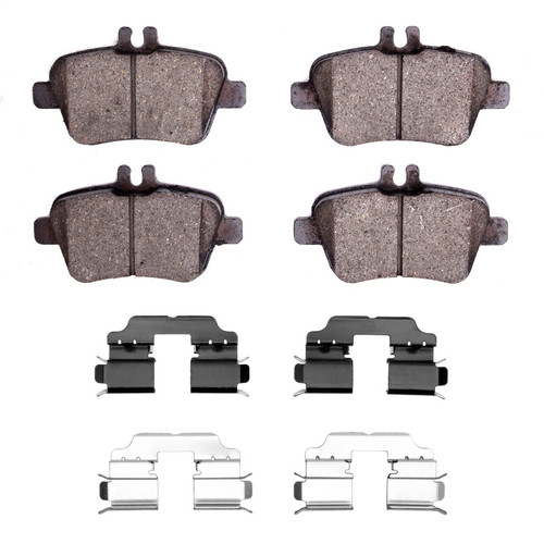 R1 14-19 Mercedes-Benz B Electric Drive Rear Semi Met Pads & Hardware Kit