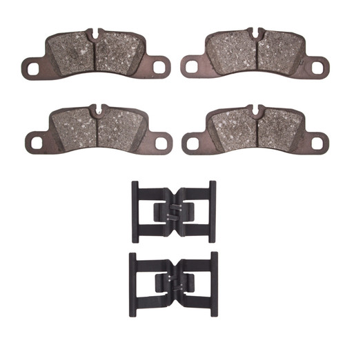 R1 09-09 Porsche Cayenne Rear Semi Met Pads & Hardware Kit