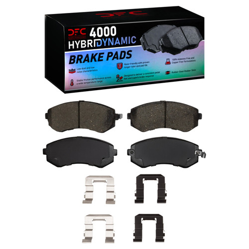 DFC 89-96 Nissan 240SX Front 4000 HybriDynamic Brake Pads and Hardware Kit