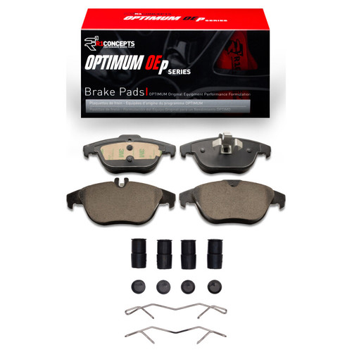 R1 10-17 Mercedes-Benz E400 Rear Optimum OE Pads & Hardware Kit