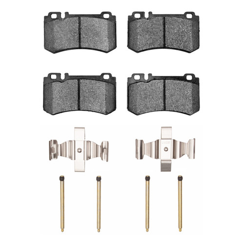 R1 07-13 Mercedes-Benz S600 Rear Semi Met Pads & Hardware Kit