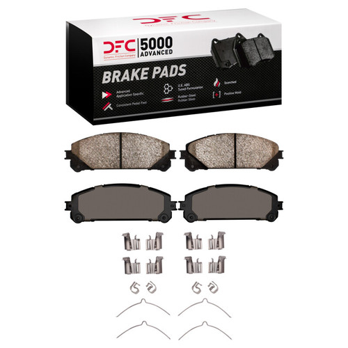DFC 10-26 Lexus RX350 Front 5000 Advanced Ceramic Brake Pads and Hardware Kit
