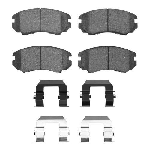 R1 02-13 Hyundai Elantra Front Semi Met Pads & Hardware Kit