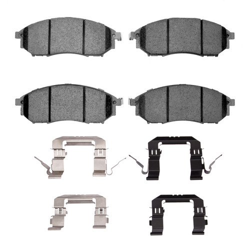 R1 05-14 Infiniti FX37 Front Semi Met Pads & Hardware Kit