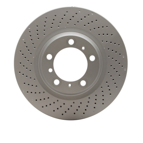 DFC 07-13 Porsche 911 Left Rear Drilled GeoSPEC Coated Rotor