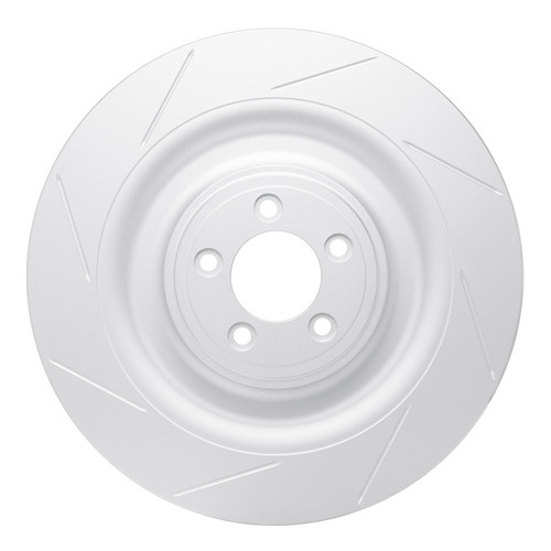 DFC 08-09 Jaguar XKR Right Front GeoSPEC Coated Rotor - Slotted