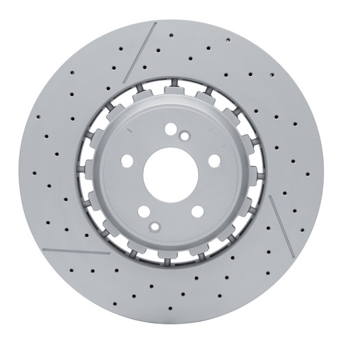 DFC 13-25 Mercedes-Benz GLC63 AMG S Front Drilled and Slotted Hi-Carbon Alloy Geomet Coated Rotor