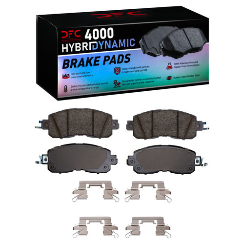 DFC 13-25 Nissan Leaf Front 4000 HybriDynamic Brake Pads and Hardware Kit