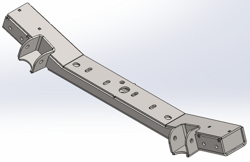Artec Industries 07-18 Jeep Wrangler JK Hd Crossmember With Link Mounts 2007-2011 Model Year
