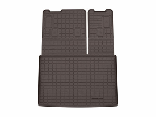 WeatherTech 15-20 Cadillac Escalade Behind 3rd Row Seating SeatBack Cargo Liners HP - Cocoa