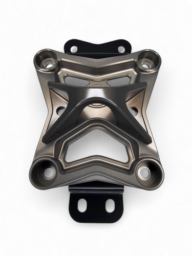 Elektric Offroad 2022+ Can Am X3 Maverick 10 Bolt Radius Rod Plate With Pull Hook (Gun Metal)
