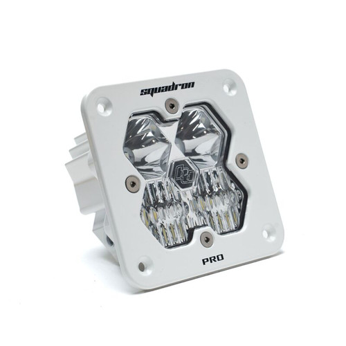 Baja Designs Squadron 2.0 Pro LED Driving/Combo (Flush Mount) - White Housing