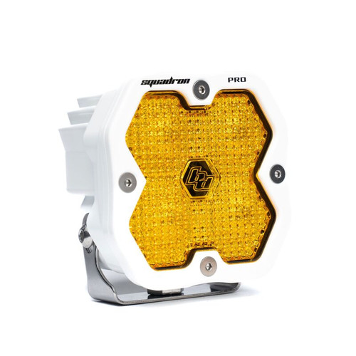 Baja Designs Squadron 2.0 Pro LED Work/Scene - Baja Amber w/White Housing