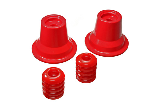 Energy Suspension Rear Shock Bushings - Red