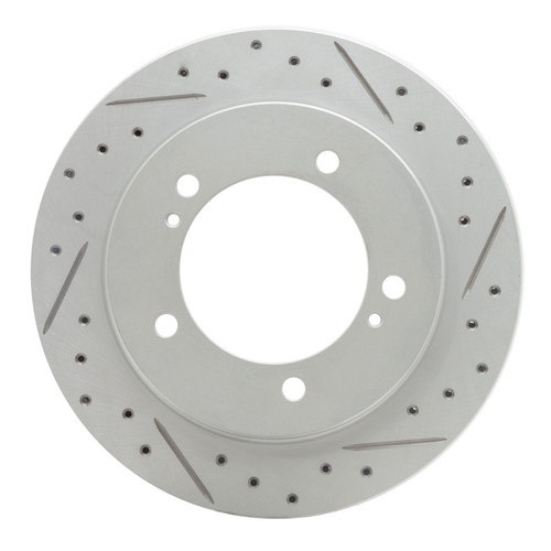 R1 99-04 Chevrolet Tracker Front Right Drilled & Slotted Geo-Carbon Rotor