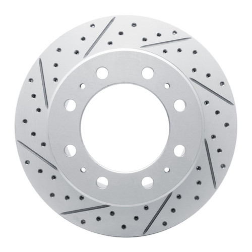R1 09-25 Dodge Ram 4000 (Mexico) Rear Left Drilled & Slotted Geo-Carbon Rotor