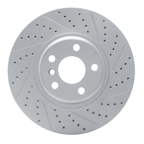 R1 18-26 BMW X4 Front Right Drilled & Slotted Geo-Carbon Rotor