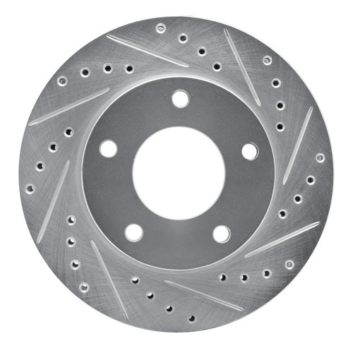 R1 69-78 Cadillac Eldorado Front Right Rear Right Drilled & Slotted Silver Brake Rotor