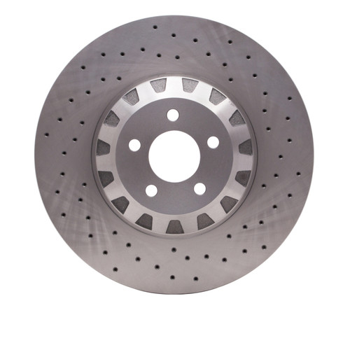 DFC 16-18 Ford Mustang Left Front Drilled Brake Rotor