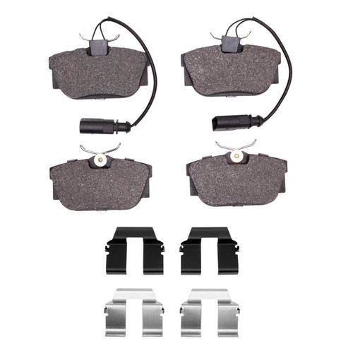 R1 2001-2003 Volkswagen EuroVan Rear R1 Semi Met Pads & Hardware Kit