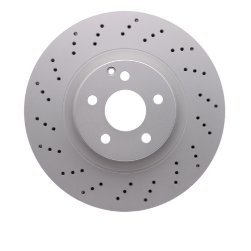 DFC 07-13 Mercedes-Benz CL550 Front Drilled Hi-Carbon Alloy Geomet Coated Rotor