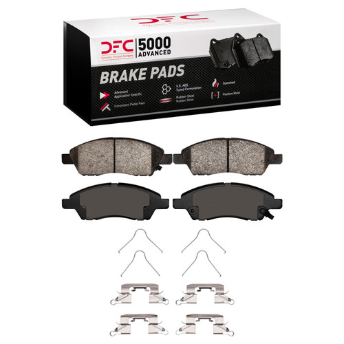 DFC 11-25 Nissan Versa Front 5000 Advanced Ceramic Brake Pads and Hardware Kit