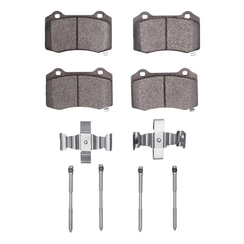 R1 18-25 Dodge Durango Rear Euro Ceramic Pads & Hardware Kit