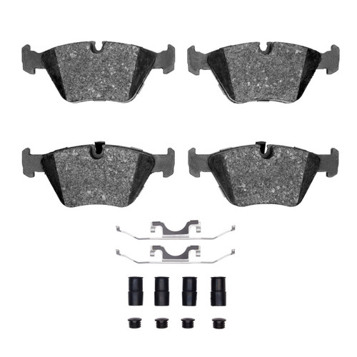DFC 96-03 BMW 528i Front 5000 Advanced Low Metallic Brake Pads and Hardware Kit