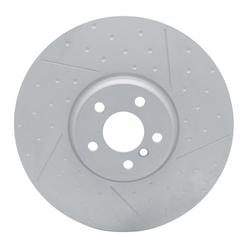 DFC 20-25 BMW M340iX Right Front Hi-Carbon Alloy Geomet Coated Rotor - Dimpled and Slotted