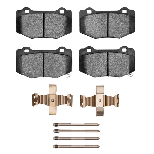 DFC 16-20 Ford Mustang Rear 5000 Advanced Low Metallic Brake Pads and Hardware Kit