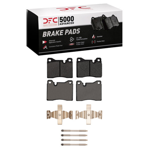DFC 87-88 BMW M6 Front 5000 Advanced Low Metallic Brake Pads and Hardware Kit