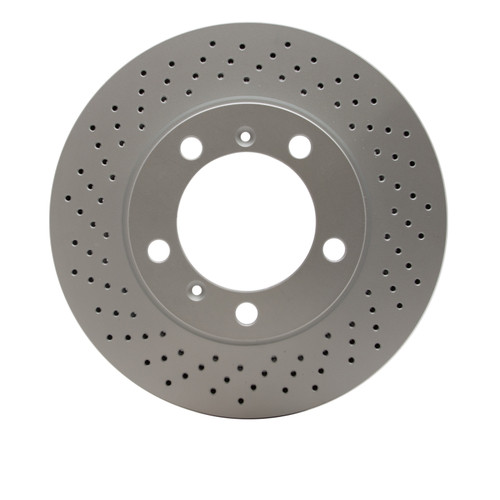 DFC 05-08 Porsche Cayman Left Front Drilled GeoSPEC Coated Rotor