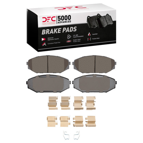 DFC 99-04 Acura MDX Front 5000 Advanced Ceramic Brake Pads and Hardware Kit