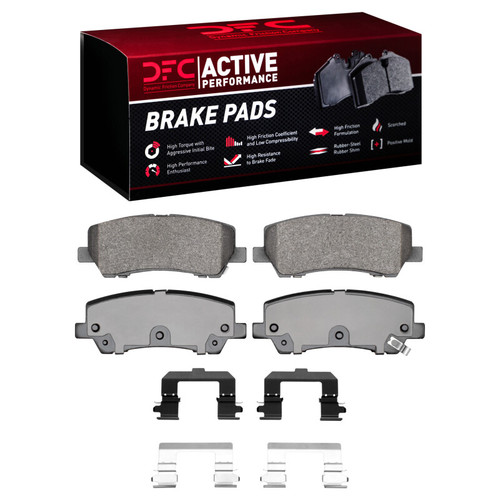 DFC 15-23 Ford Mustang Rear Active Performance Pads and Hardware Kit