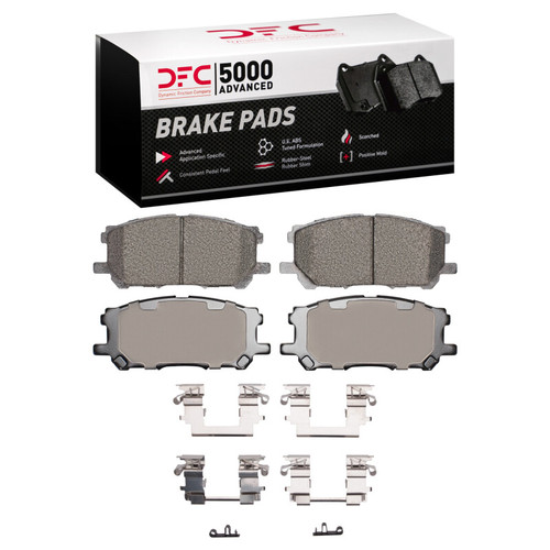 DFC 04-09 Lexus RX400h Front 5000 Advanced Ceramic Brake Pads and Hardware Kit