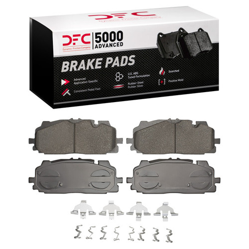 DFC 17-17 Audi Q7 Front 5000 Advanced Ceramic Brake Pads and Hardware Kit