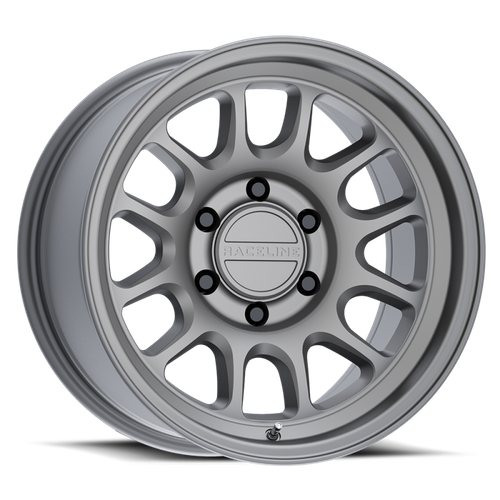 Raceline 958T Rogue 17x8.5in / 6X139.7 BP / 0mm Offset / 106.1mm Bore - Matte Titanium