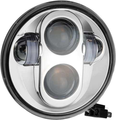 5 3/4" Led Headlight Chrome High Definition