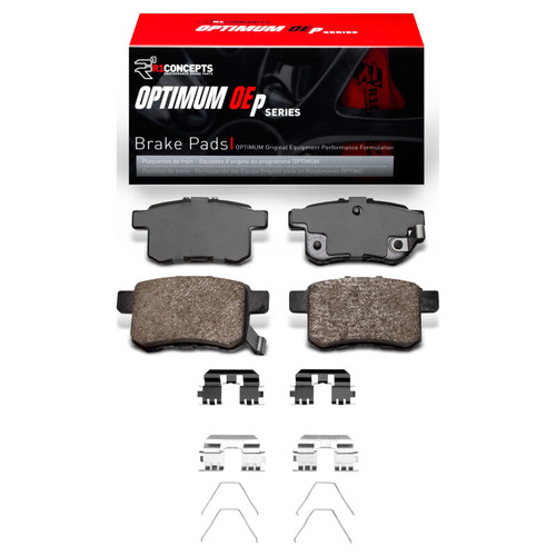 R1 2008-2017 Acura TSX Rear R1 Optimum OE Pads & Hardware Kit