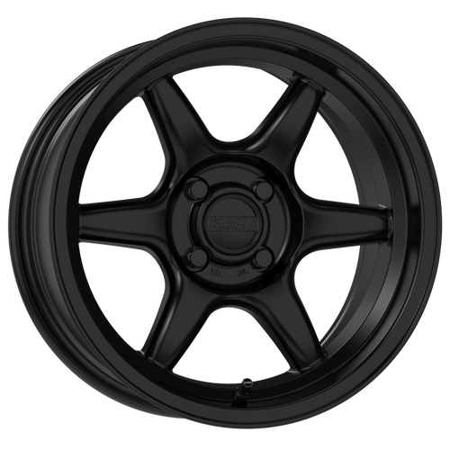 Kansei K11B Tandem 15x7in / 4X114.3 BP / 0mm Offset / 73.1mm Bore - Satin Black