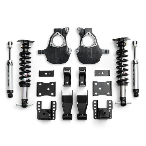 QA1 14-18 Chevrolet Silverado 4WD Lowering Kit w/ Spindles Single Adjustable 4in-6in