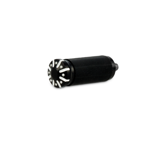 Burly Brand Universal Hawk Toe Peg Billet - Black Machined