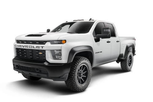Husky Liners 20-25 Chevrolet Silverado 2500 HD Extend-A-Fender Flares 4pc - Blk