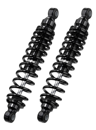 Bitubo WMB0 Twinshocks Adjustable: Spring Preload, Length 326mm, Dark Edition