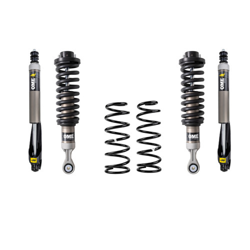Old Man Emu offers a range of tuned and matched integrated suspension kits to ensure the right suspension is selected for how the vehicle is outfitted and the conditions it will encounter. Old Man Emu suspension systems are designed to enhance rid...