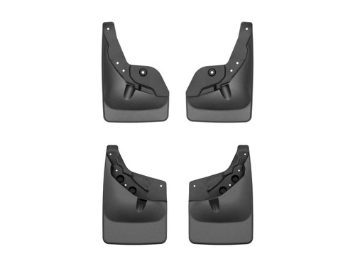 WeatherTech 24-25 Toyota Tacoma w/o Fender Flares Front & Rear No Drill MudFlaps - Black