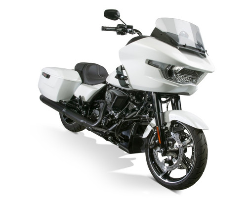 National Cycle 24+ Harley-Davidson FLT/ 23 FLT CVO V-Stream Quantum Plus Mid Windshield- LT. Tint