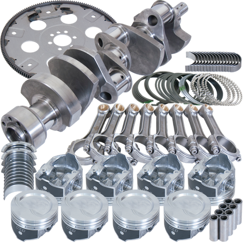 Eagle Chevy LT1350 1Pc 3.750in Crank 5.700in I-Beam Rods 4.030in Pistons 168 Tooth FP Bal Assembly